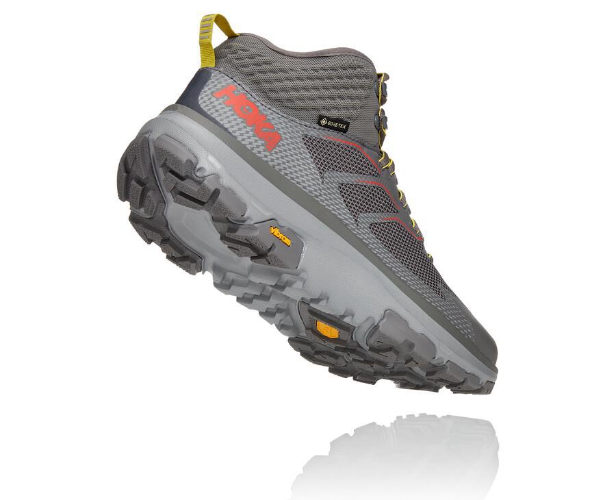 Sapatilhas Hoka One One Masculino Cinzentas - Toa Gore-Tex - 617-VQUCRN